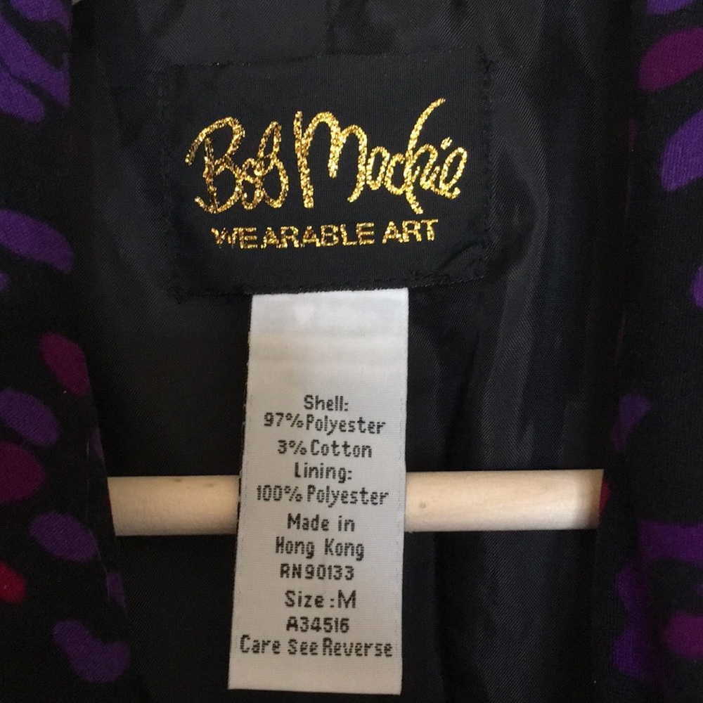 Bob Mackie Leopard Print Trench Coat SZ M - Picture 2 of 8